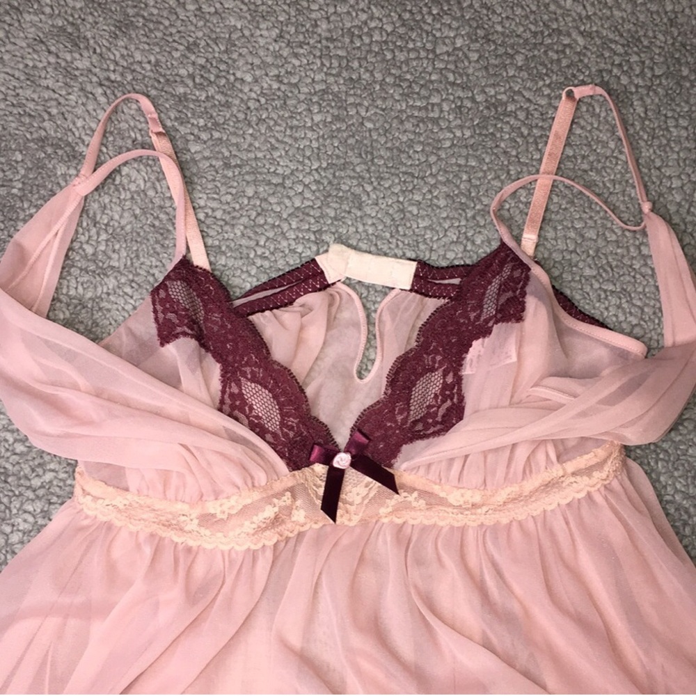 Victoria’s Secret VS Sexy Little Things Sheer Top See Through Sleep Lingerie - Picture 2 of 9